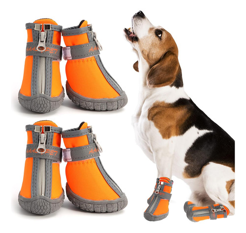 Musimc Zapatos Para Perros Pequeños, Medianos, Impermeables,