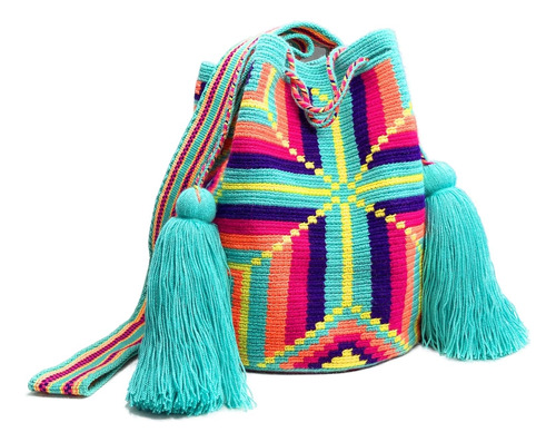 Bolso Wayuu Grande Premium - 100% Original Colombiana