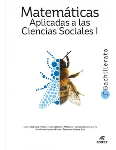 Libro: Matemáticas Aplicadas A Las Ciencias Sociales I 1º Ba