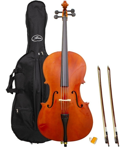 Violoncelo Al 1210 4/4 Com Arco Extra Alan