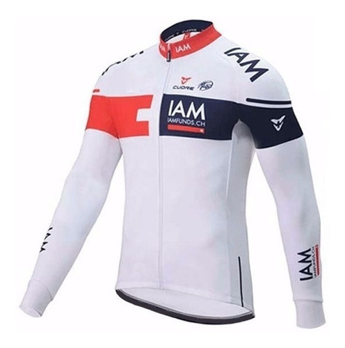 Jersey Ciclismo Ruta Mtb Iam Manga Larga Fabricación Naciona