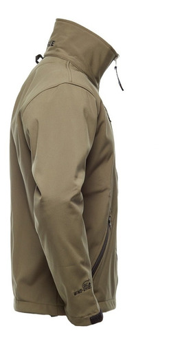Imagen 2 de 6 de Campera Softshell Micropolar Cacique Rompeviento Impermeable