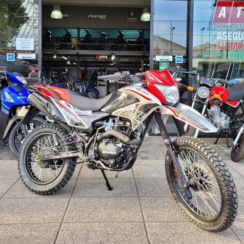 Imagen 12 de 16 de Gilera Sahel 150 Enduro 0km 2023 Rojo Ap Motos Corven Triax