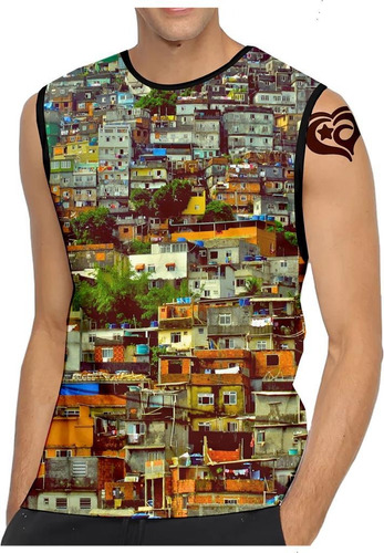 Camiseta Regata De Quebrada Masculina Favela Chave Blusa
