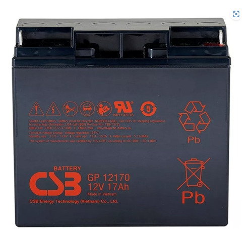 Baterias 12v 17ah Para Nobreak Ts Shara 3200va Sms Ups Apc