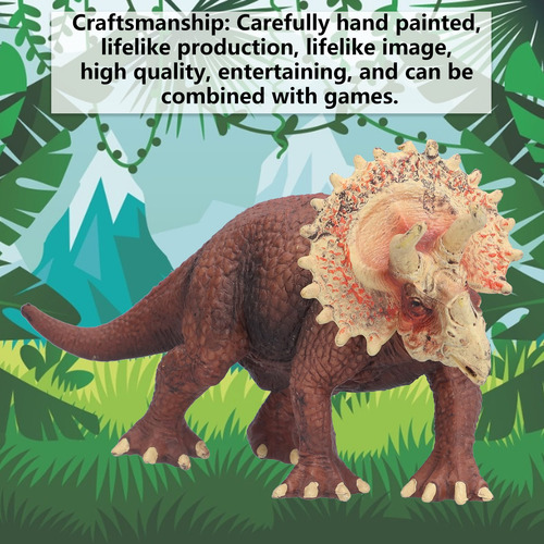 Juguetes De Simulación De Dinosaurios Modelo Triceratops, Ma