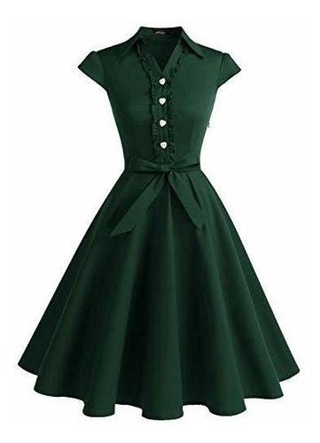 Vestido Retro 1950s Para Mujer
