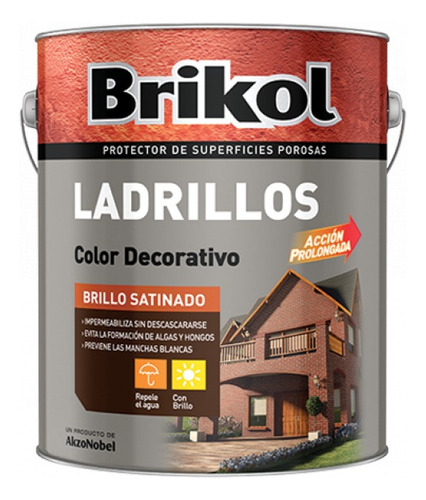 Brikol Protector Ladrillo Impermeabilizante 4 Litros Gema