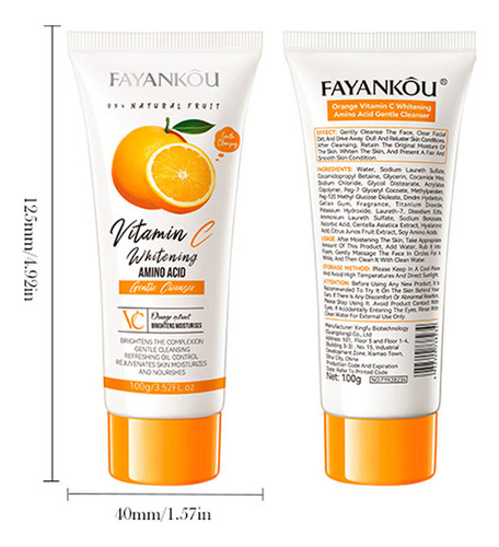 Limpiador Facial M Grapefruit Oil Control Brightening Re 400