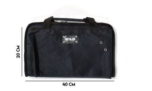 Imagen 3 de 10 de Funda Para Pistola Wild 40 Cm Estuche Acolchado Premium Swat