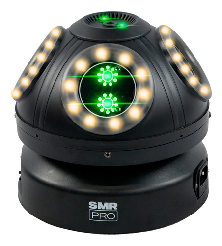 Laser Giratorio Ridik Rgb Con Aro Led Rgb 5050 Dmx Dj Luces