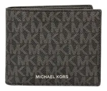 Comprar Billetera Michael Kors Color Negro De Cuero Para Hombre