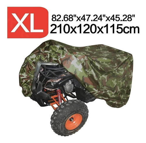 Funda Cubierta Cuatrimoto Impermeable Atv Xl Protector Moto