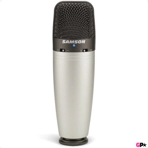 Micrófono Condenser Profesional Samson C03 Estuche Pipeta