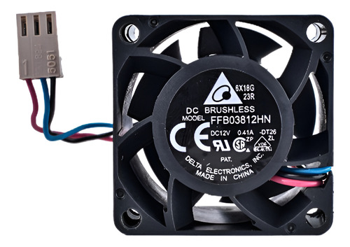 Cooler Fan Ffb03812hn 38mm 3.8cm 38x38x28mm 12v 0.41a Led N/a