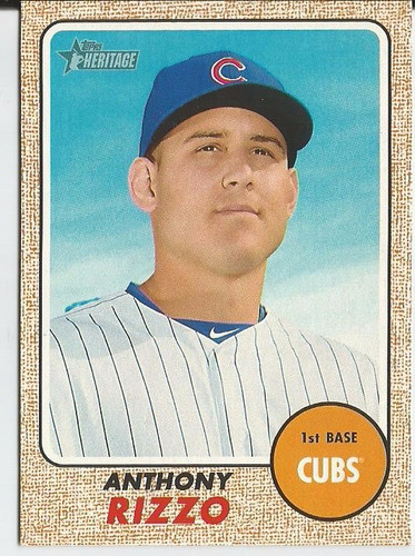2017 Topps Her #410 Anthony Rizzo High-number Sp Cubs