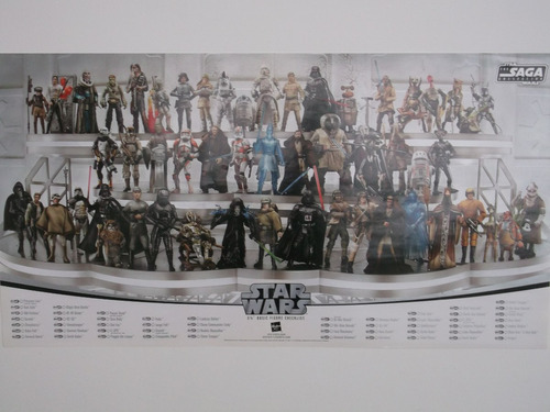 Star Wars Poster Checklist Saga Collection Hasbro Sdcc 2006