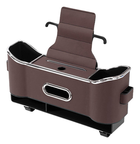 Caja De Almacenamiento Para Asiento Marrón