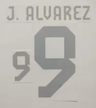 Comprar Estampado 9 J.alvarez Argentina Qatar 2022 Altern-utilería  