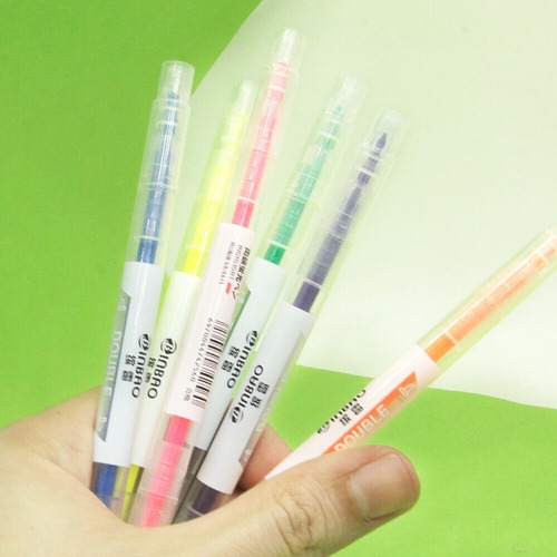 Imagen 3 de 4 de Pack 6 Resaltadores Inbao Colores Resaltador