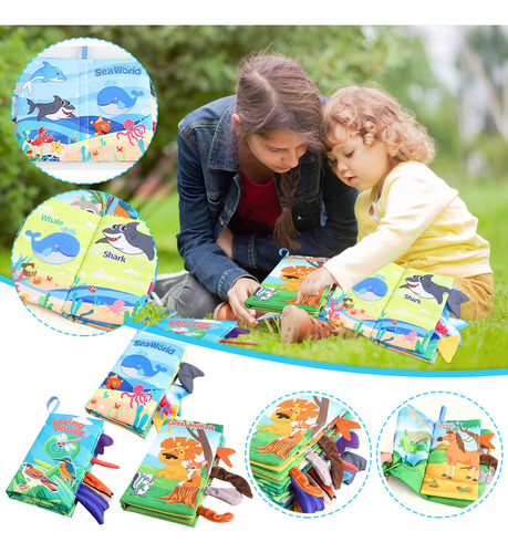 Libro De Tela Para Niños M Kids Puzzle Toys Baby Hand Pupp 1