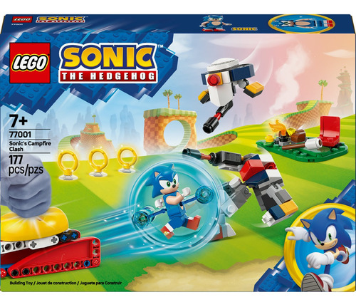 Lego Sonic The Hedgehog Batalla De Sonic En La Fogata 177 Pz 177 Lego Gaming