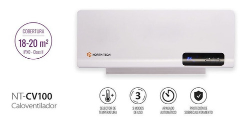 Convector De Aire North Tech Nt Cv100 2000w