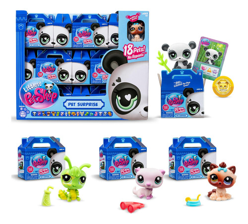 Littlest Pet Shop Lps Juego De Coleccionista De 18 Mascotas