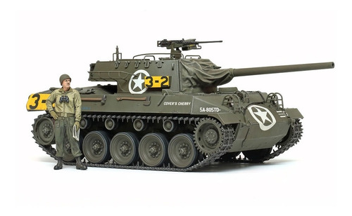 Tamiya Tanque 1/35 U.s. Destroyer M18 Hellcat Armar Y Pintar