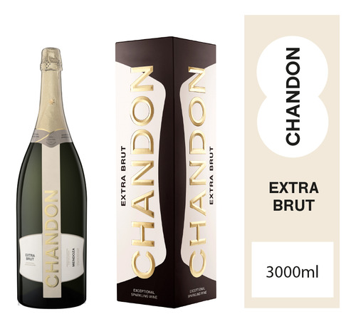 Chandon Extra Brut Espumante con estuche 3000ml