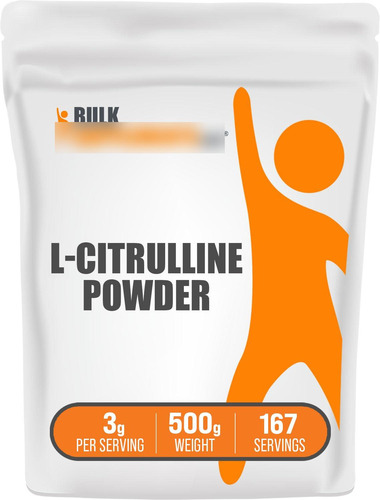 L Citrulina Pura Premium Recuperacion Muscular 500 Gramos