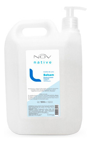 Acondicionador Nov Native Aceite De Lino Hidratacion X1900ml