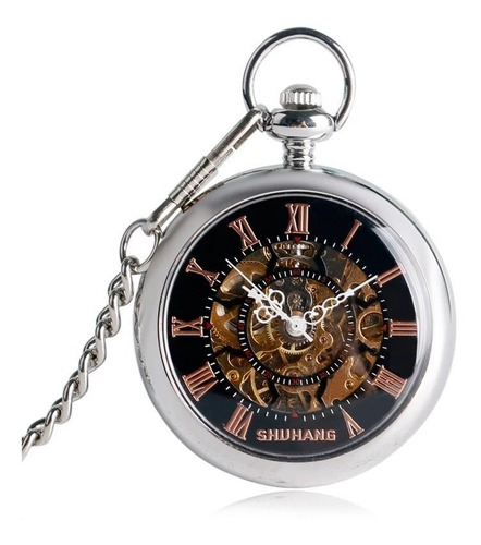 Reloj De Bolsillo Mecanico A Cuerda 3143