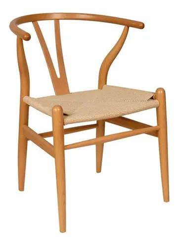 comprar Silla Comedor Wishbone Madera Color de la estructura de la silla Natural Color del asiento Natural