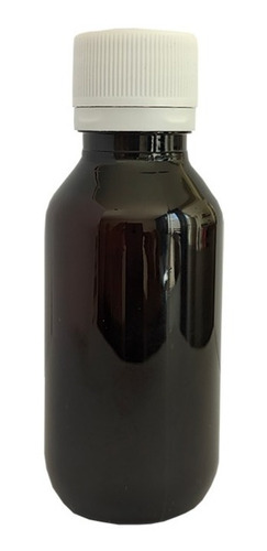 Imagen 2 de 2 de 50 Pack Botella Plástico 40 Ml Ambar C/tapa