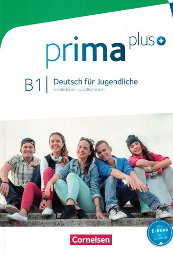 Prima plus B1 schulerbuch, de Jin, Friederike. Editora Distribuidores Associados De Livros S.A., capa mole em alemão, 2016