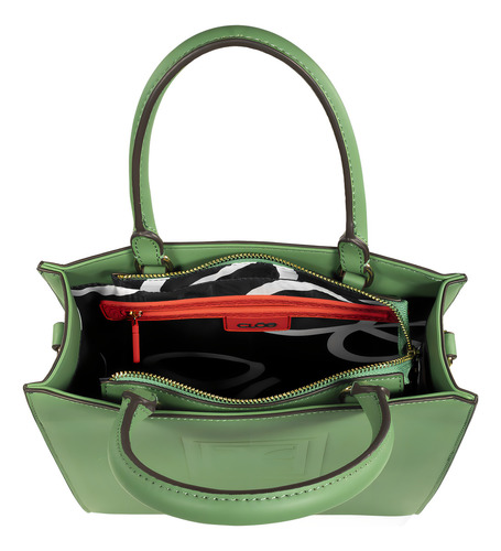 Bolsa Tote Cloe Para Mujer Con Porta Lentes Color Verde