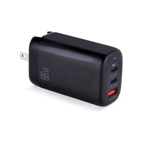 Cargador De Pared Plegable Usb Y 2 Tipo C De 65 W Argom Tech