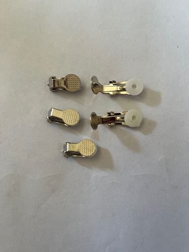 Base De Aros Clip A Presion Niquel X 100 Unidades C/silicona