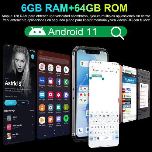 X-tigi Bison1 Teléfono 6gb Ram+64gb 5200 Mah Android 11 Dual