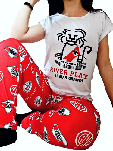 Pijama River Plate Largo Modal Premium