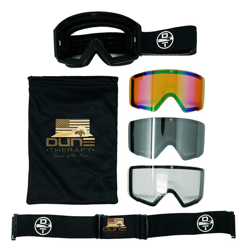 Dune Therapy Mx Goggles Moto Atv Utv Sxs Sand Dirt Dust Eye 