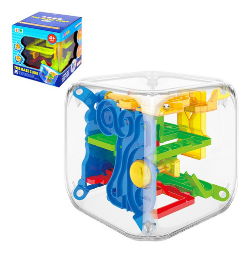 Juego Divertido 3d Cube Puzzle Maze Ball Toy
