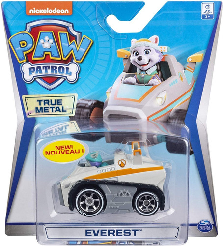 Paw Patrol True Metal Everest Vehiculo 7cm Patrulla Canina