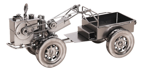 Adorno Retro De Tractor De Hierro Forjado, Modelo De Coche,