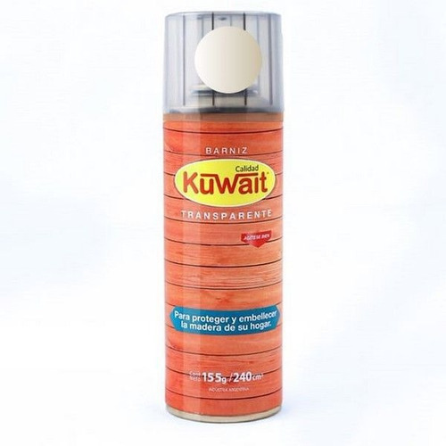 Barniz En Aerosol Kuwait 240 Ccc Brillante Mate Por Unidad