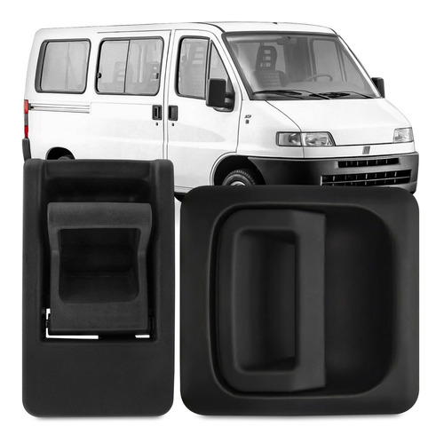 Kit Maçaneta Porta Lateral Correr Salão Ducato 2004 05 2006