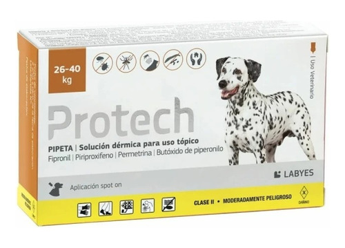 Protech Pipeta De 26 A 40 Kg Veterinaria Mérida 