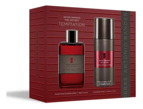 Antonio Banderas Set The Secret Temptation Edt 100 ml + Deo