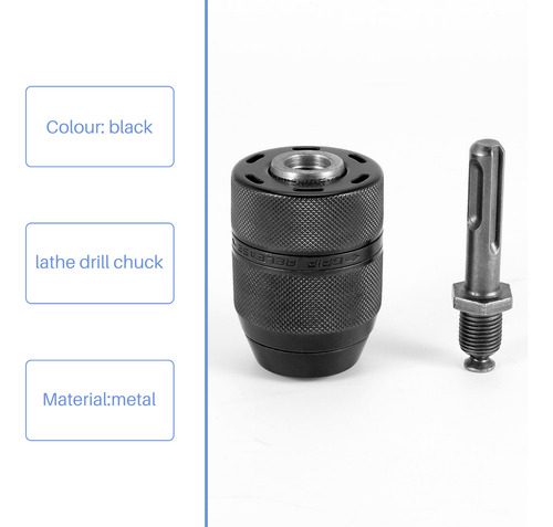 Portabrocas Sin Llave De 2-13 Mm Con Adaptador De Vástago Sd